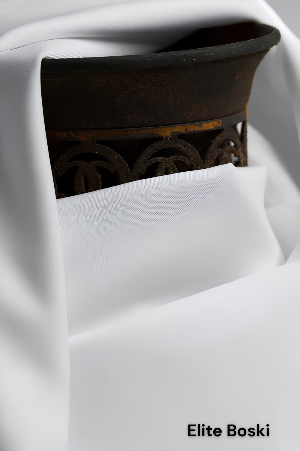 WHITE BOSKI UNSTITCHED FABRIC